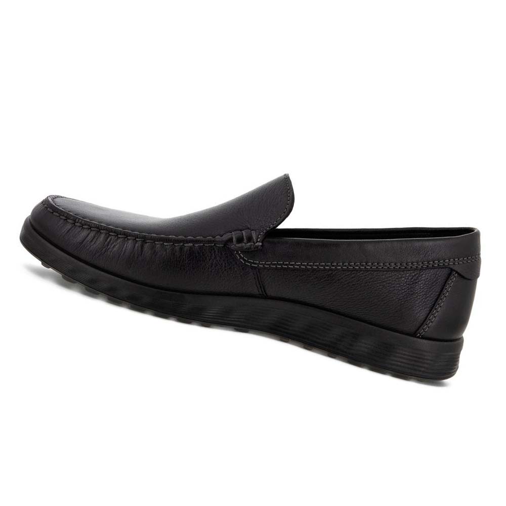 Ecco S Lite Moc Classic Mokkasiner Herre Svarte | NO 581RVD